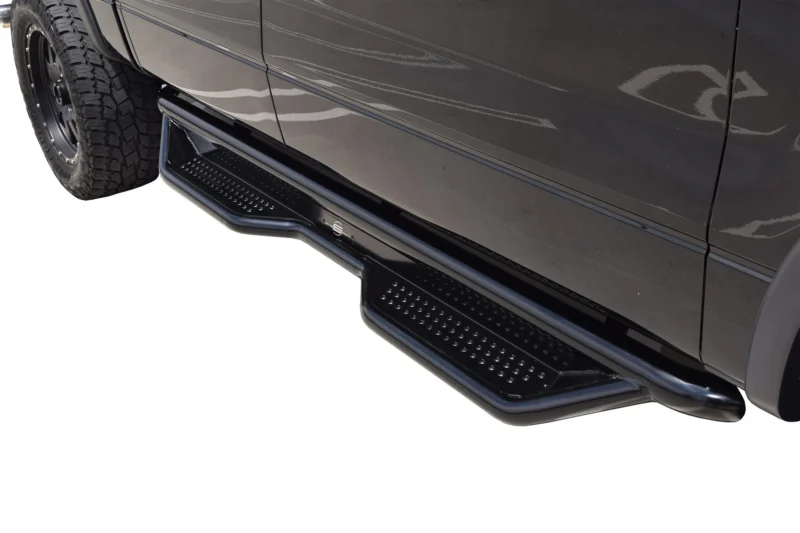 Steelcraft 80-02210 - HD Sidebars, Semi-Gloss Black, Crew Cab