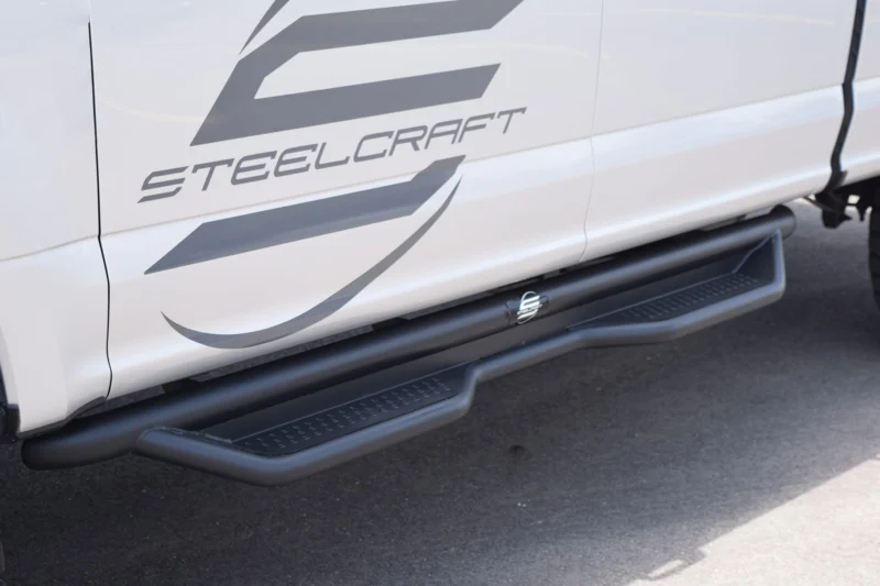 Steelcraft 80-13800T - HD Sidebars, Textured Black, Crew Cab