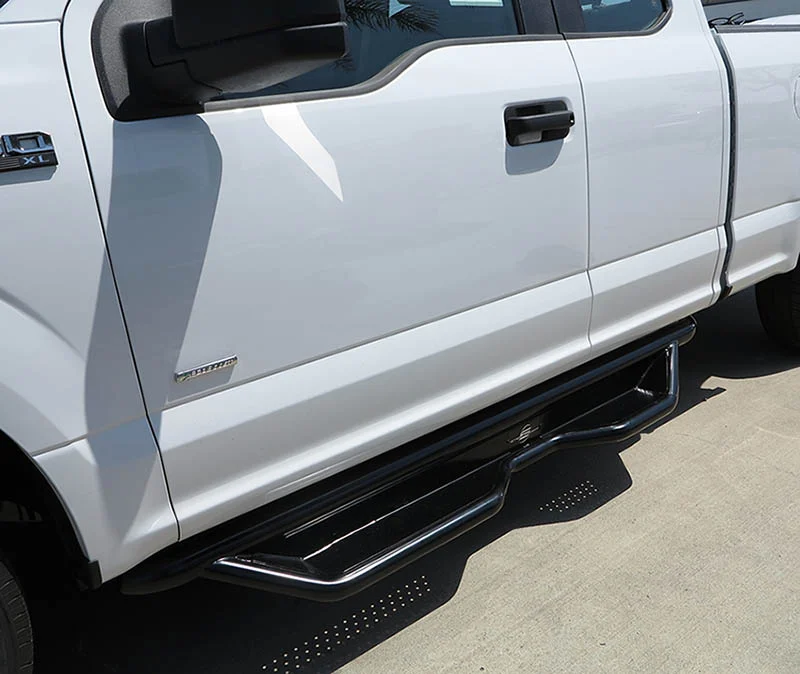 Steelcraft 80-14200T - HD Sidebars, Textured Black, Extended Cab