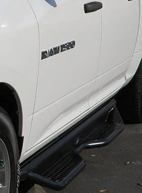 Steelcraft 80-22500 - HD Sidebars, Semi-Gloss Black, Crew Cab