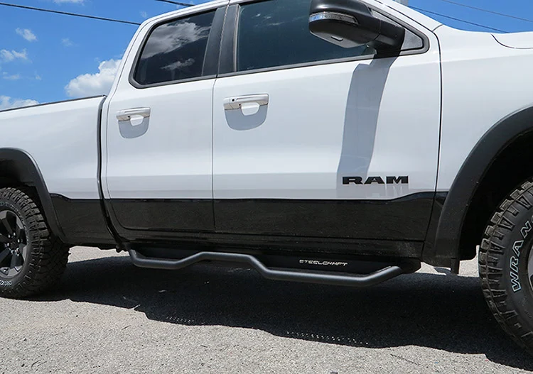 Steelcraft 80-23800 - HD Sidebars, Semi-Gloss Black, Extended Cab