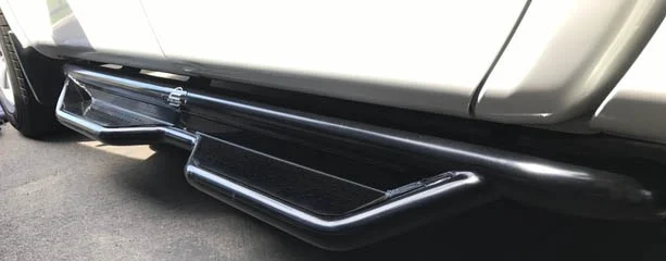 Steelcraft 80-40700 - HD Sidebars, Semi-Gloss Black, Crew Cab