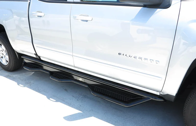 Steelcraft 85-02120 - HD Sidebars, Semi-Gloss Black, Extended Cab