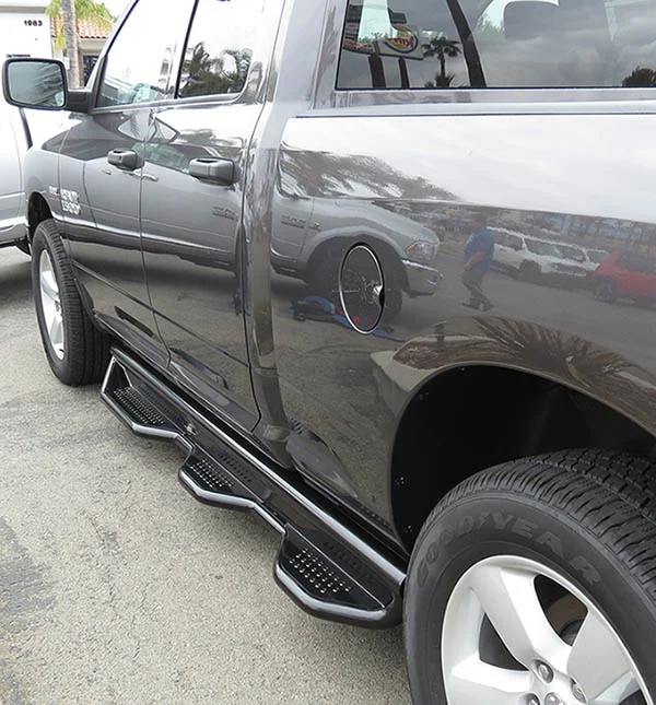 Steelcraft 85-22600 - HD Sidebars, Semi-Gloss Black, Extended Cab