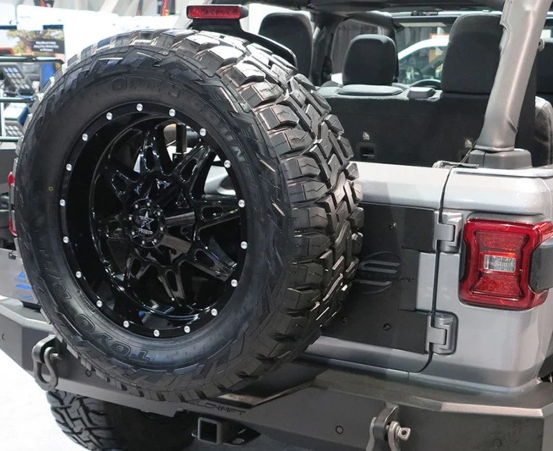 Steelcraft 92002TC - Tire Relocation Kit, Textured Black