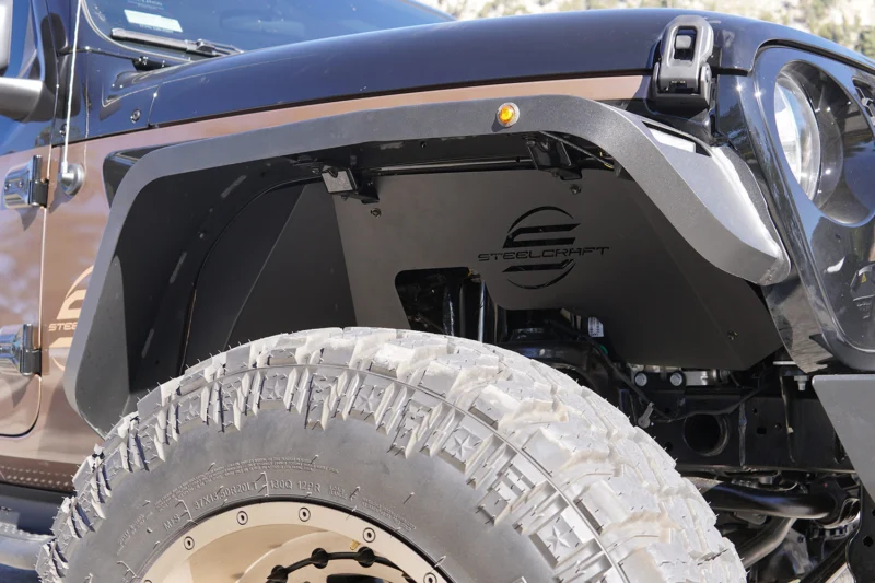 Steelcraft 92320 - Rear Fender Flares, Fine Textured Black