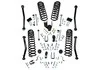 Superlift K184 - Suspension Lift Kits, 4 in. Dual Rate Coil Spring Lift Kit w/ Shock Extensions