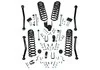 Superlift K186 - Suspension Lift Kits, 4 in. Dual Rate Coil Spring Lift Kit w/ Shock Extensions