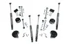 Superlift K187 - Suspension Lift Kits, 2.5 inch Spacer Lift Kit w/ Shadow Shocks