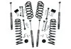 Superlift K188 - Suspension Lift Kits, 2.5 inch Coil Spring Lift Kit w/ Shadow Shocks
