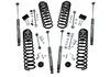 Superlift K190 - Suspension Lift Kits, 2.5 Inch Dual Rate Coil Spring Lift Kit w/ Shadow Shocks