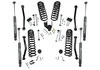 Superlift K192 - Suspension Lift Kits, 4 in. Dual Rate Coil Spring Lift Kit w/ Shadow Shocks