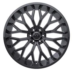 TIS 565B-2096300 - 565b, 6x135 0mm, Gloss Black & Painted lip logo