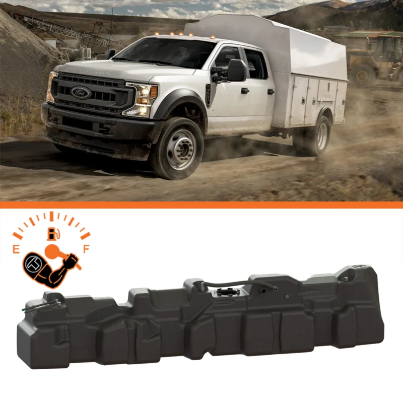 Titan Fuel Tanks 7020517 - XXL Midship Tank – Ford, Black, Polyethylene (PE)