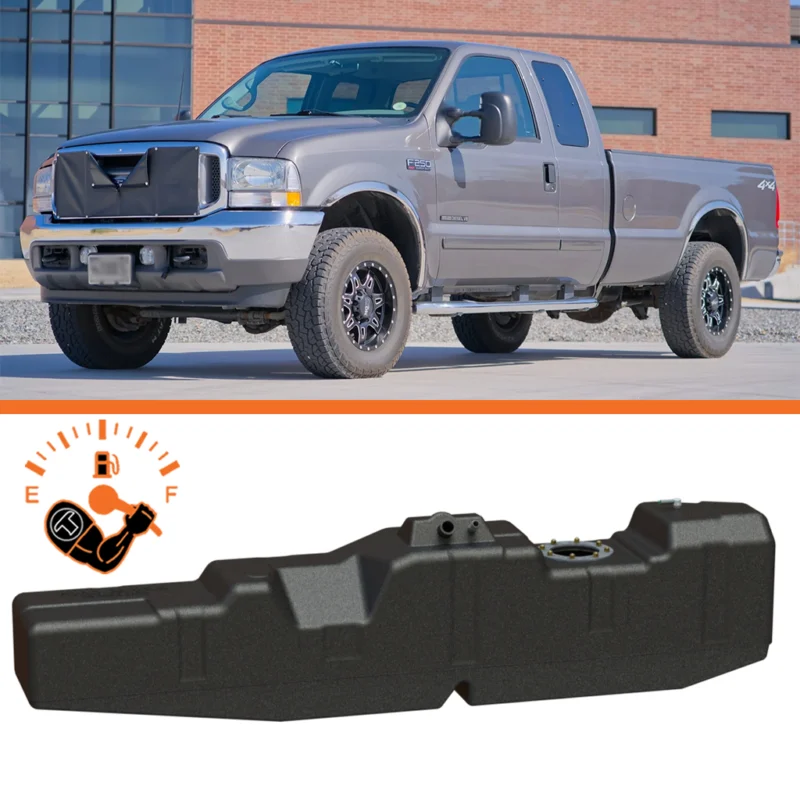 Titan Fuel Tanks 7020599 - XXL Midship Tank – Ford, Black, Polyethylene (PE)