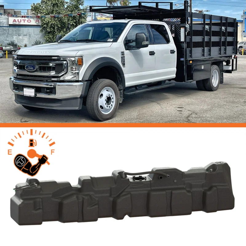 Titan Fuel Tanks 7020717 - XXL Midship Tank – Ford, Black, Polyethylene (PE)