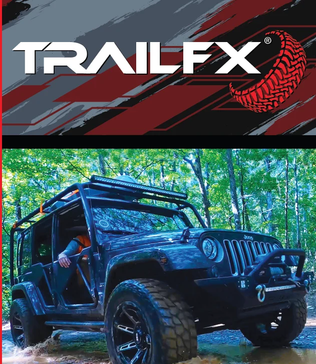 TrailFX 4992H - Low Profile Wind Deflectors, Acrylic
