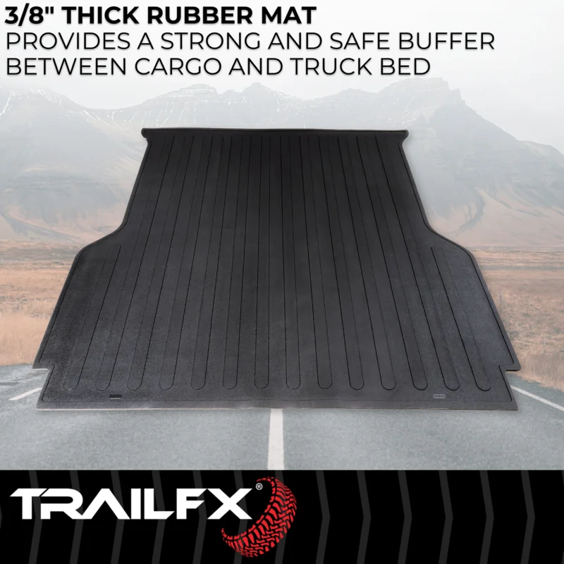 TrailFX 631N - Bed Mats, 6'7" Bed, Black