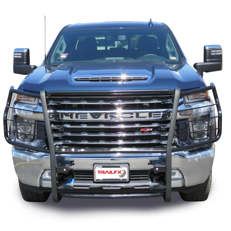 TrailFX E0038B - Grille Guards, Black, Powder Coated