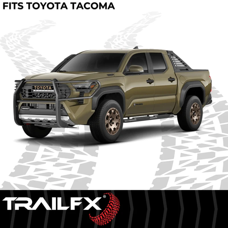 TrailFX E0046T - Grille Guards, Black, Powder Coated