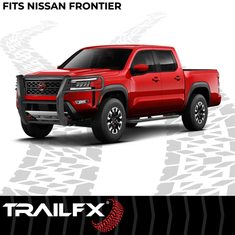 TrailFX E0048T - Grille Guards, Black, Powder Coated