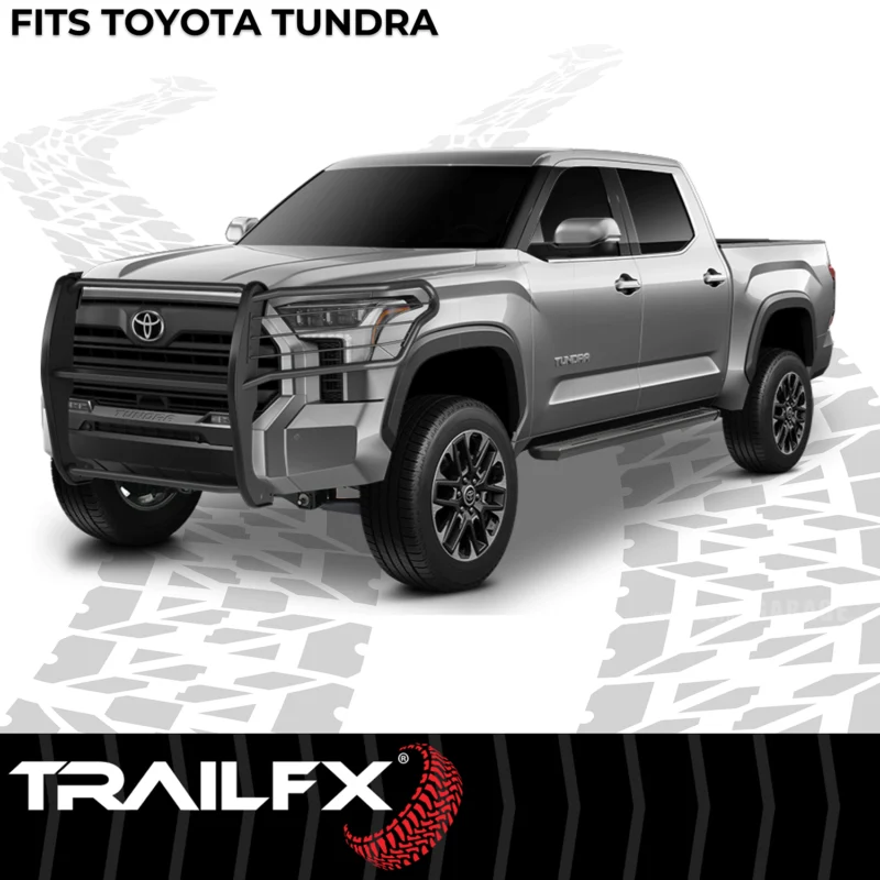 TrailFX E0049T - Grille Guards, Black, Powder Coated