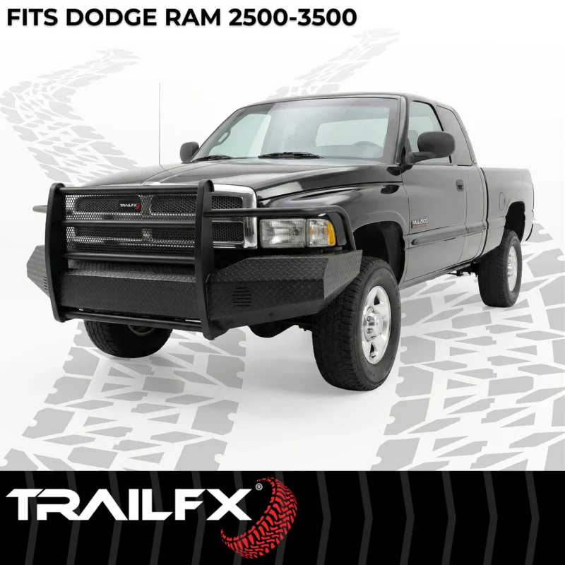 TrailFX FX3011A - Bumpers, Black, Steel