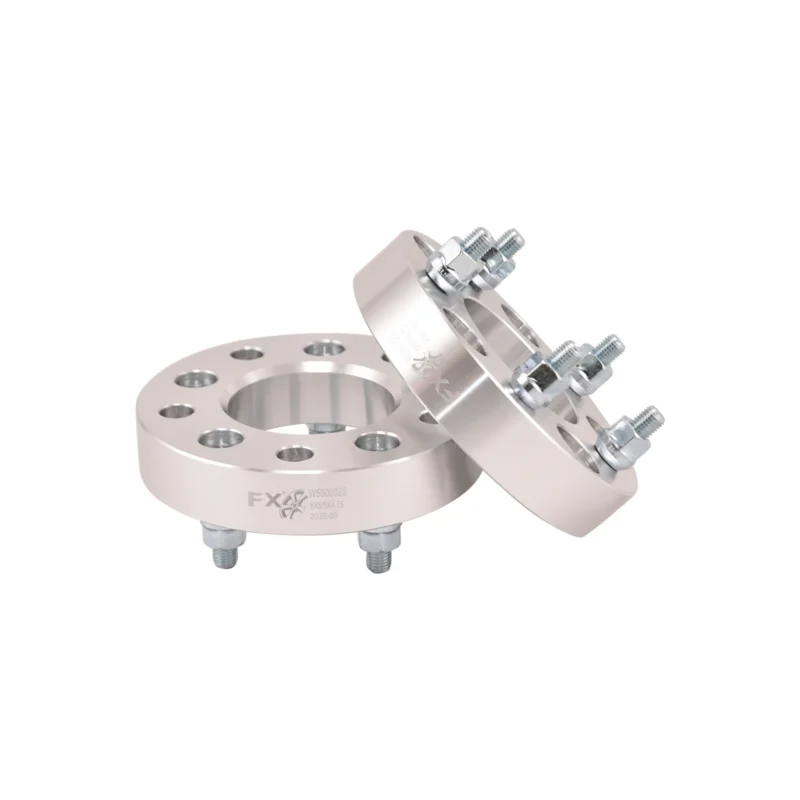 TrailFX W550002S - Wheel Spacers & Adapters, 1.25" 5x5 to 5x4.75, Silver