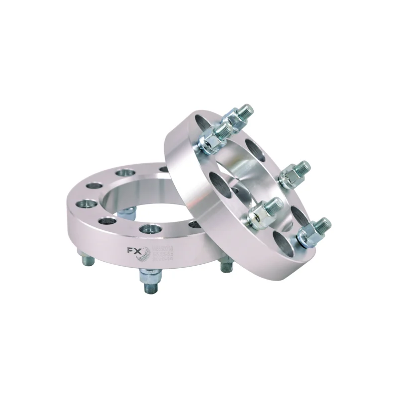 TrailFX W555001S - Wheel Spacers & Adapters, 1.25" 5x5.5, Silver