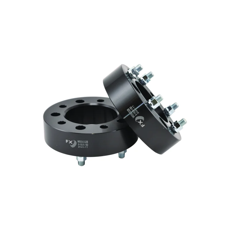 TrailFX W559002B - Wheel Spacers & Adapters, 2" 5x150, Black