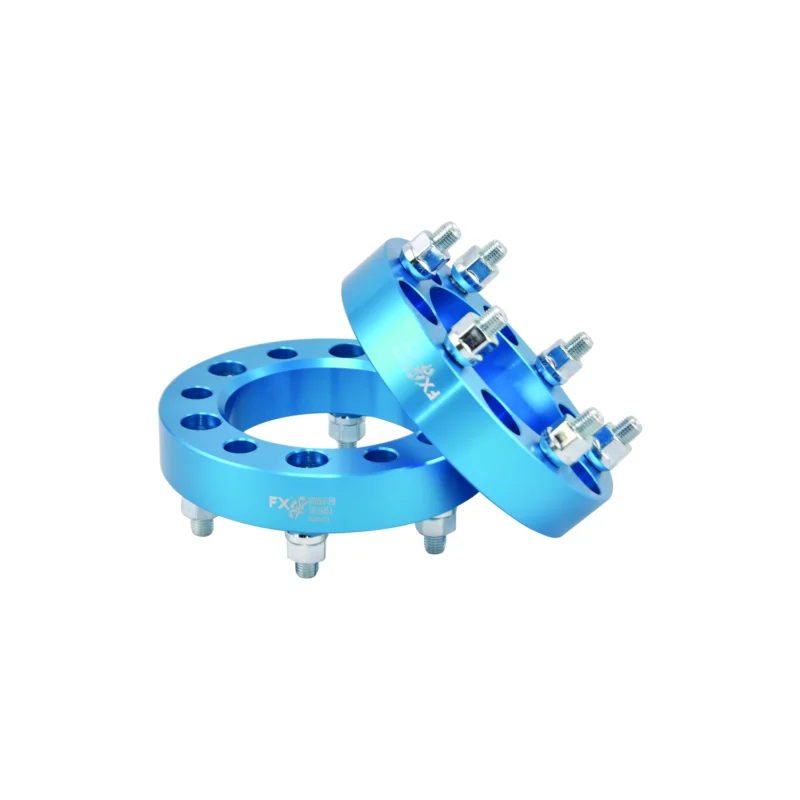 TrailFX W655001PB - Wheel Spacers & Adapters, 1.25" 6x5.5, Blue