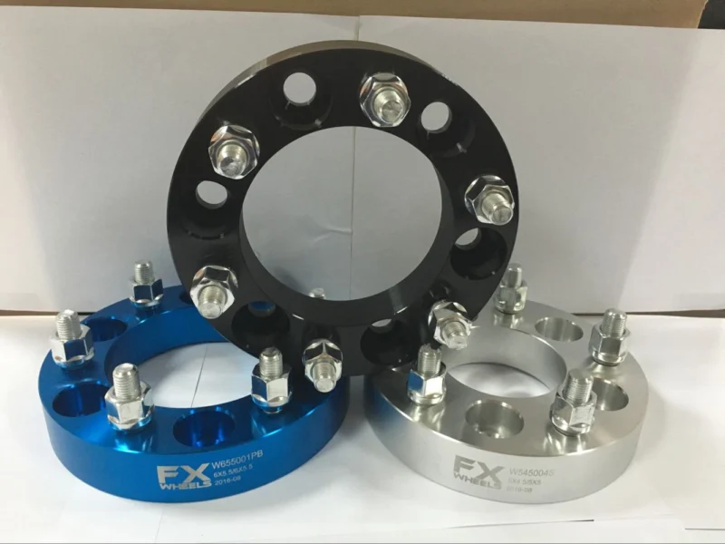 TrailFX W655002S - Wheel Spacers & Adapters, 1.25" 6x5.5, Silver