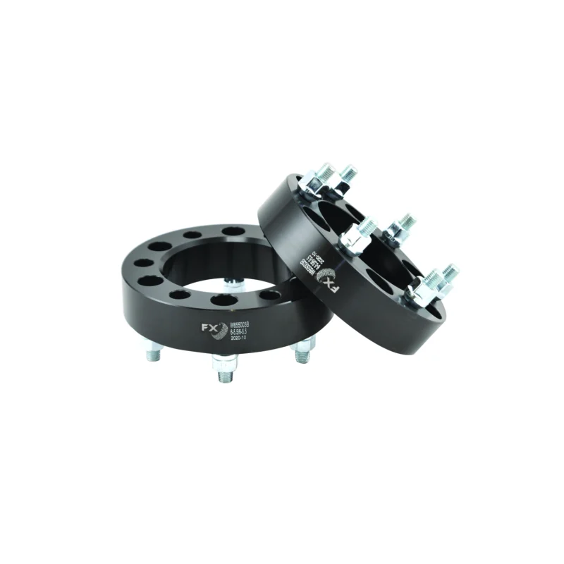 TrailFX W655003B - Wheel Spacers & Adapters, 1.5" 6x5.5, Black