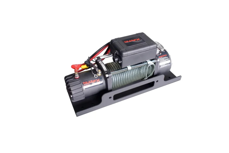 TrailFX WA017 - Winches, Black, Textured Powder Coated