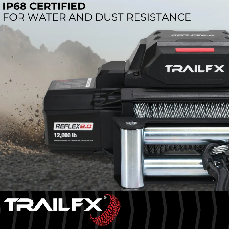 TrailFX WR295B - Winches, Black