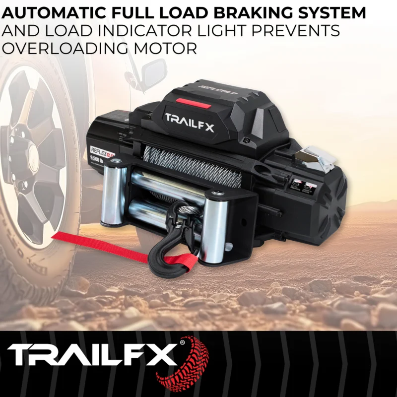 TrailFX WR295B - Winches, Black