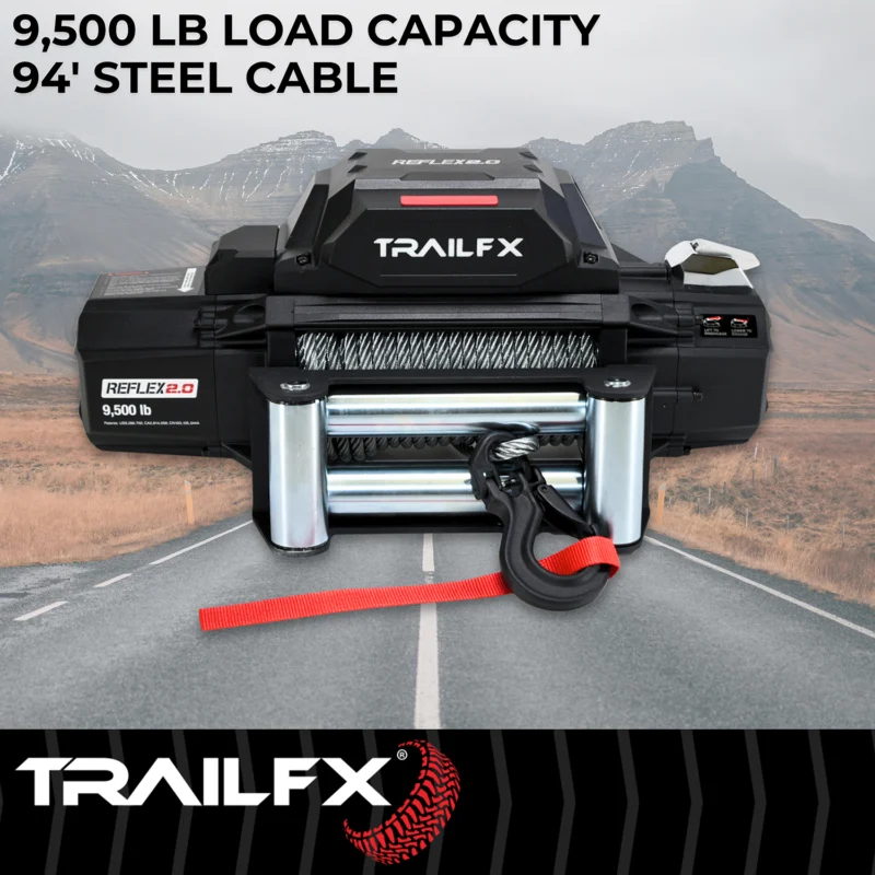 TrailFX WR295B - Winches, Black