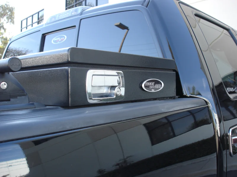 Truck Covers USA AX-606 - Chrome Handles, Silver, Metal