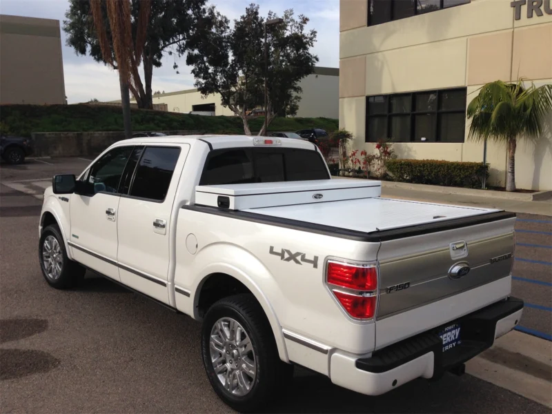 Truck Covers USA CRT403WHITE - Work Cover, White, Aluminum/Steel