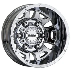 Ultra 003-7699RC - 003RC Hunter Dually, 8x8.25 -140mm, Chrome Plated