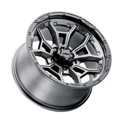 Ultra 125-7965GN12 - 125GN Warmonger 5, 5x4.5 -12mm, Gloss Anthracite w/Black Lip
