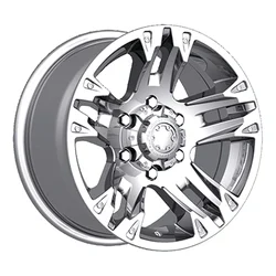 Ultra 235-7883C - 235C Maverick, 6x5.5 +10mm, Chrome Plated
