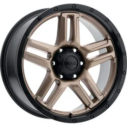 Ultra 258-2963BZ+18 - 258BZ Prowler Truck, 6x135 +18mm, Satin Bronze w/Satin Black Lip