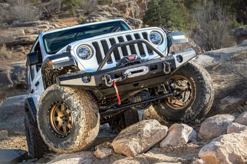 Warn 101337 - Elite Bumpers, Black, Steel