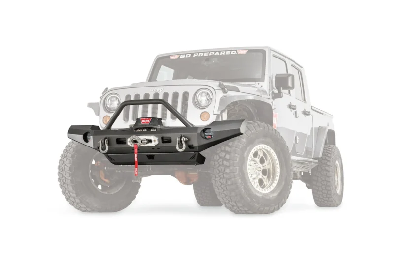 Warn 101465 - Elite Bumpers, Black, Powder Coated
