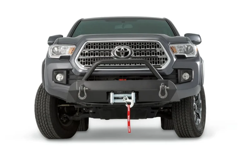 Warn 102874 - Semi-Hidden Winch Kits, Black, Powder Coated