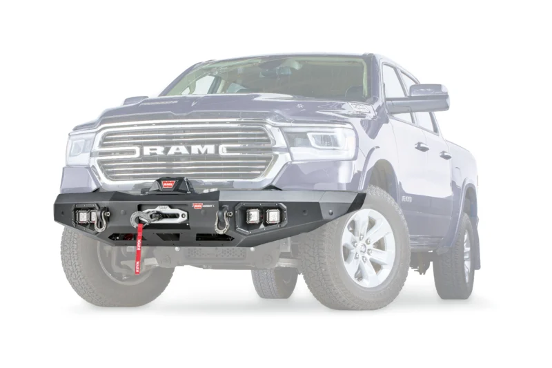 Warn 103638 - Ascent Bumpers, Black, Powder Coated