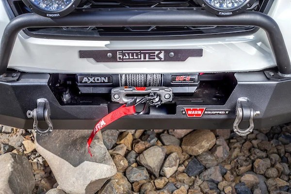 Warn 106221 - Semi-Hidden Winch Kits, Black, Powder Coated