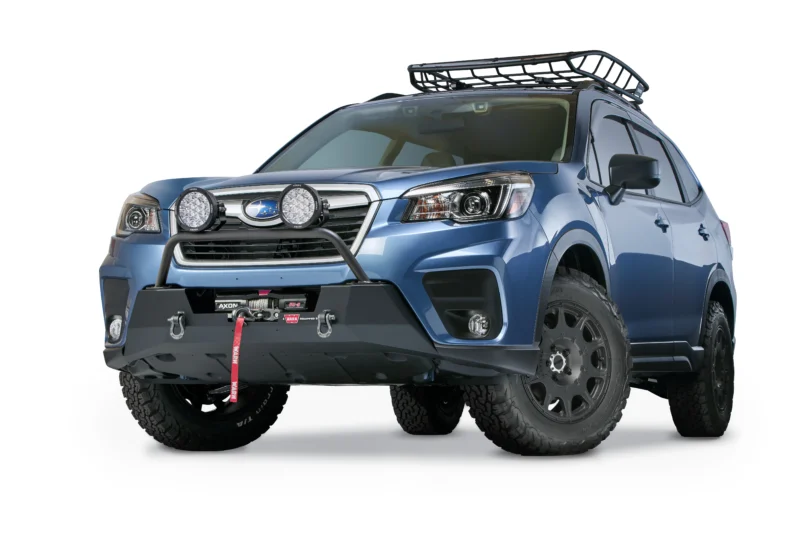 Warn 106413 - Semi-Hidden Winch Kits, Black, Powder Coated