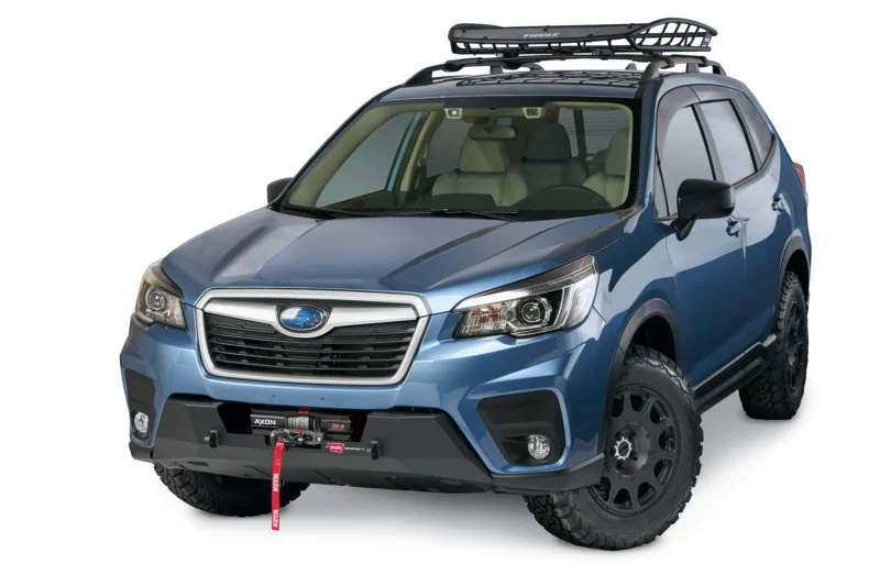 Warn 106413 - Semi-Hidden Winch Kits, Black, Powder Coated